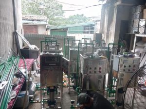 Quá trình lắp đặt máy lọc công nghiệp cho bệnh viện